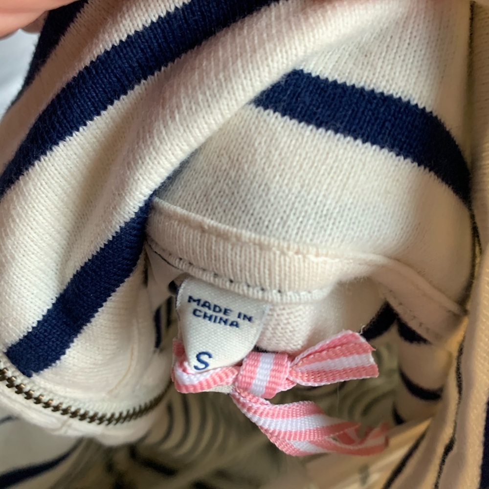 NWT Vineyard Vines Striped Funnel Neck Dress - Picture 8 of 11